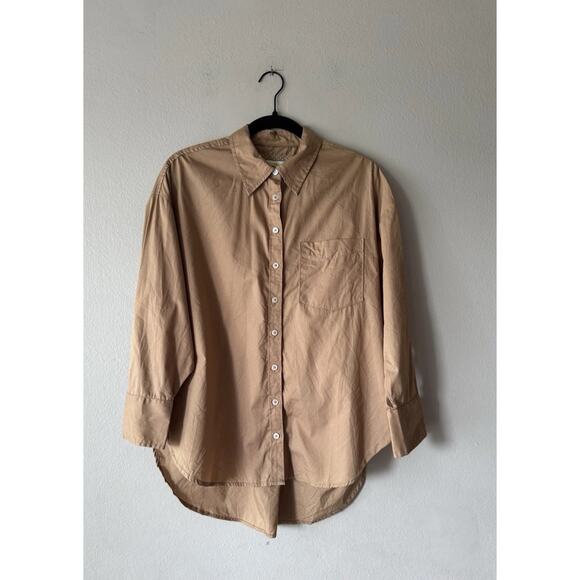 Maeve Anthropologie The Bennet Tunic Shirt Women’s Size Small Relaxed Fit - Picture 1 of 6